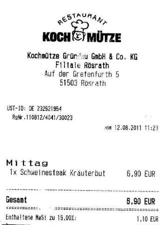 hsit Hffner Kochmtze Restaurant